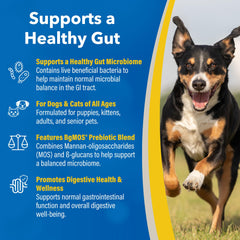 Doc Roy’s gel sabor pollo para salud digestiva en perros y gatos.