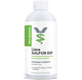 Botella de Revival Vet Basics Lime Sulfur Dip para cuidado de la piel