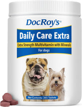 Doc Roy's Daily Care Extra en tabletas para perros, apoyo diario de energía y nutrición