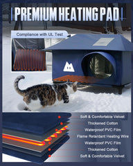 Rewarmle: casa-gato-caliente-bolsillo-nombre facilita identificar al gato exterior