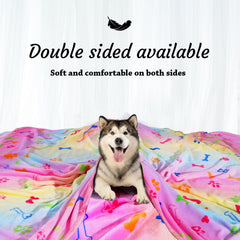Manta Rezutan de doble cara, flannel suave para mayor confort.