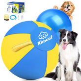 Rhncof bola de adiestramiento de 25 pulgadas para perros en acción, ideal para sesiones de entrenamiento.