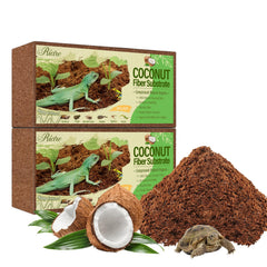 Riare bloques coco fibra: sustrato estable para terrarios que favorece la excavación.