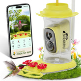 RichBird alimentador de colibríes con cámara de alta definición para observación detallada.
