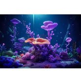 Riivvdise fondo submarino para acuario tropical que eleva la profundidad visual