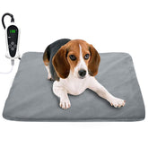 Almohadilla de calor RIOGOO para mascotas en cama, confort cálido para dormir.