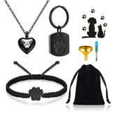 RIPFEVURN pulsera urna para mascotas, cenizas cerca del corazón