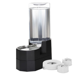 RIZZARI Dispensador de agua para perros grandes con 9 litros, hidratación constante.