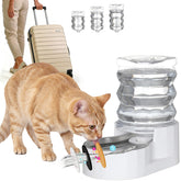 Bebedero automático RIZZARI 5L para mascotas, ideal para varias mascotas en casa.