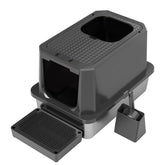 RIZZARI caja de arena para gatos cerrada mejora la privacidad y reduce olores.