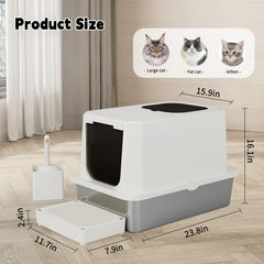 RIZZARI caja-gato-entrada-doble-frontal ofrece acceso práctico y seguridad.