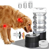 RIZZARI dispensador automático para perros, flujo constante de agua.