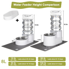 Dispenser de agua por gravedad de RIZZARI con acero inoxidable duradero.