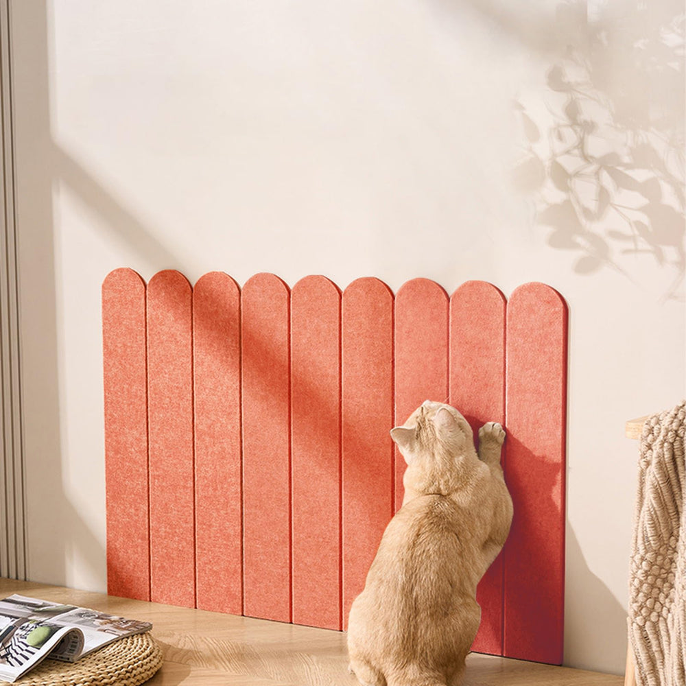 RizzQi Alfombrilla rasca grande adhesiva para pared, protege muebles y reduce arañazos.