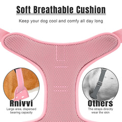 Arnés Rnivvi Acolchado en pecho, confort para perros grandes