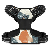 Rnivvi arnés perro con hojas diseño, ideal para paseos elegantes y cómodos.