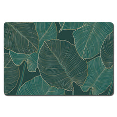 Rnivvi tapete para alimentación de perros con diseño floral tropical que protege el piso.