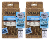 ROAM masticables de molleja de avestruz para perros, sabor intenso y duradero.