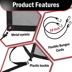 ROCKFEELTEE Barrera plegable ideal para viajes y almacenamiento