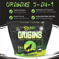 Rogue Pet Science Origins: apoyo a posibles signos de alergias.