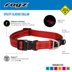 Tecnología de carga baja de Rogz; hebilla más estable.