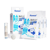 Romod 4Bags arena tofu empaque practico para rellenar facilmente la caja de arena.