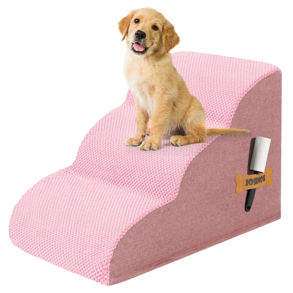 ROMROL escaleras para perros para cama y sofá, seguras y cómodas.