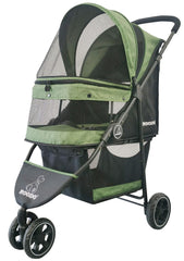 ROODO carrito de mascotas, vista frontal, paseo estable para perros y gatos pequeños.