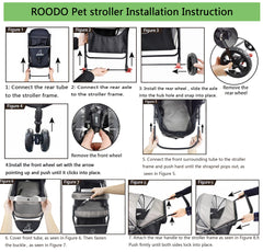 ROODO cesta de almacenamiento, acceso fácil para llevar accesorios.