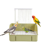 ROOJUNE baño para aves con 26 boquillas, flujo suave para baño