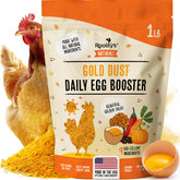 Roosty's Gold Dust: botella para verter en el alimento diario de las gallinas