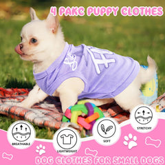 Camiseta ajuste cuello y barriga para perros pequeños, rosa, ideal para chihuahua teacup