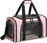 ROSEBB transportín rosado frontal para mascotas, comodidad y seguridad en cada viaje