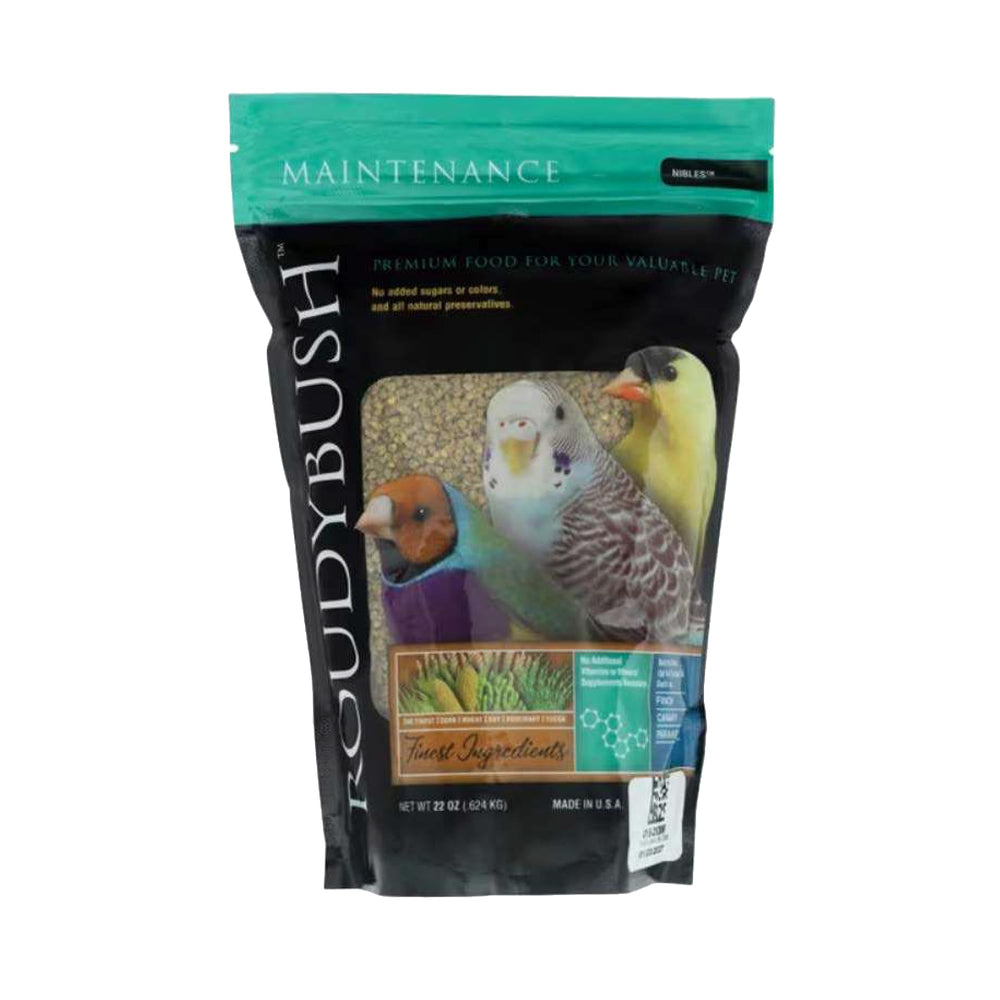 Roudybush Alimento diario para aves con pellets y maíz, nutrición estable en cada comida.