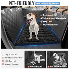 ROUWINNE cama para perro de algodón PP de alta resiliencia ofrece confort.
