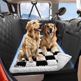 ROUWINNE cama-perro-asiento-coche-trasero-antideslizante para viajes estables.