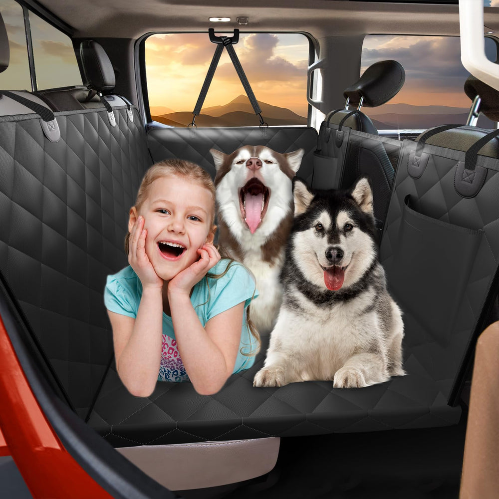 ROUWINNE Extensor de asiento trasero brinda espacio amplio para perros en camión.