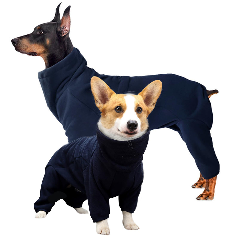 ROZKITCH capa invierno perro polar doble: abrigo cálido y cómodo para días fríos.