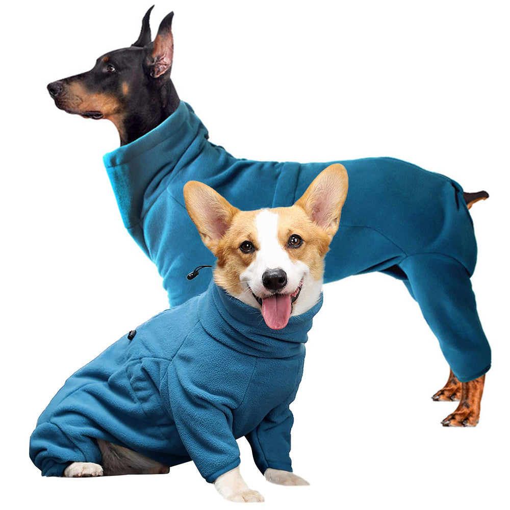 ROZKITCH chaqueta polar para perro grande, ideal para paseos en frío.