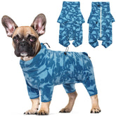 ROZKITCH pijama para perro grande, frente, calor cómodo para paseos invernales.