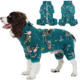 ROZKITCH pijama para perro grande con interior suave de forro polar, comodidad en paseos.