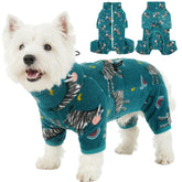 ROZKITCH pijama para perro, invierno suave y cómodo para paseos diarios.