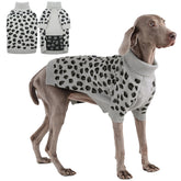 ROZKITCH suéter de punto con cuello alto para perro grande, mantiene el cuello cálido en paseos fríos