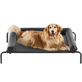 Cama elevada para perros RRPETHOME, grande y fresca para exterior.