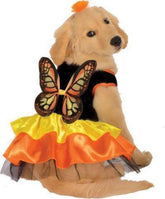 Disfraz Rubies de mariposa para mascota con vestido y alas, ideal para Halloween y fiestas