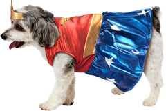 Rubies disfraz Wonder Woman para mascota, cinturón dorado para looks icónicos