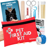 RubyLoo kit de primeros auxilios para perros, ideal para caminatas y excursiones.