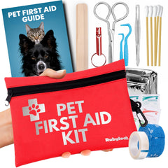 RubyLoo kit de primeros auxilios para perros, ideal para caminatas y excursiones.