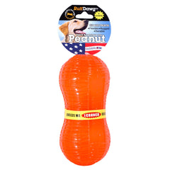 Ruff Dawg Peanut Crunch con sonido crujiente durante mordida.