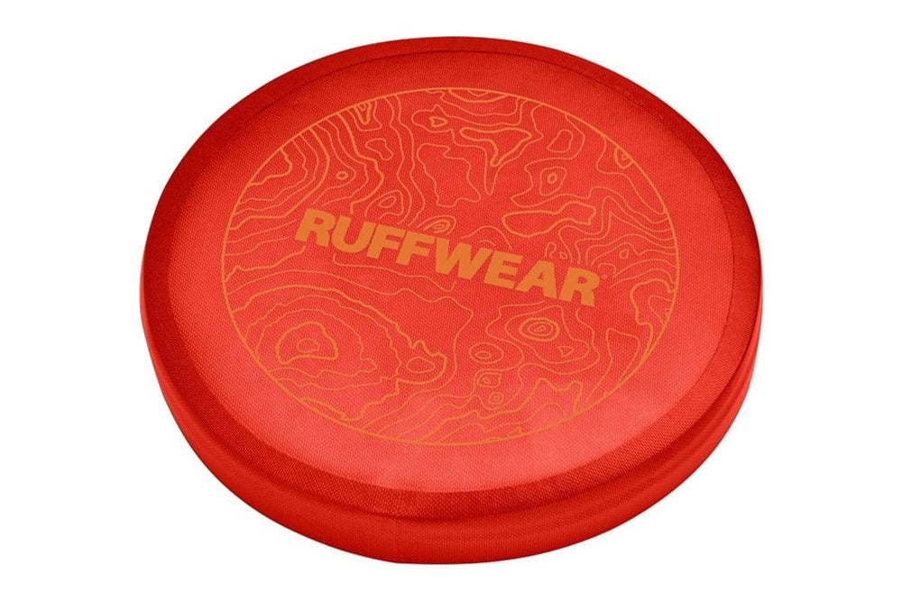 Ruffwear Camp Flyer, disco volador suave que cuida los dientes durante el juego